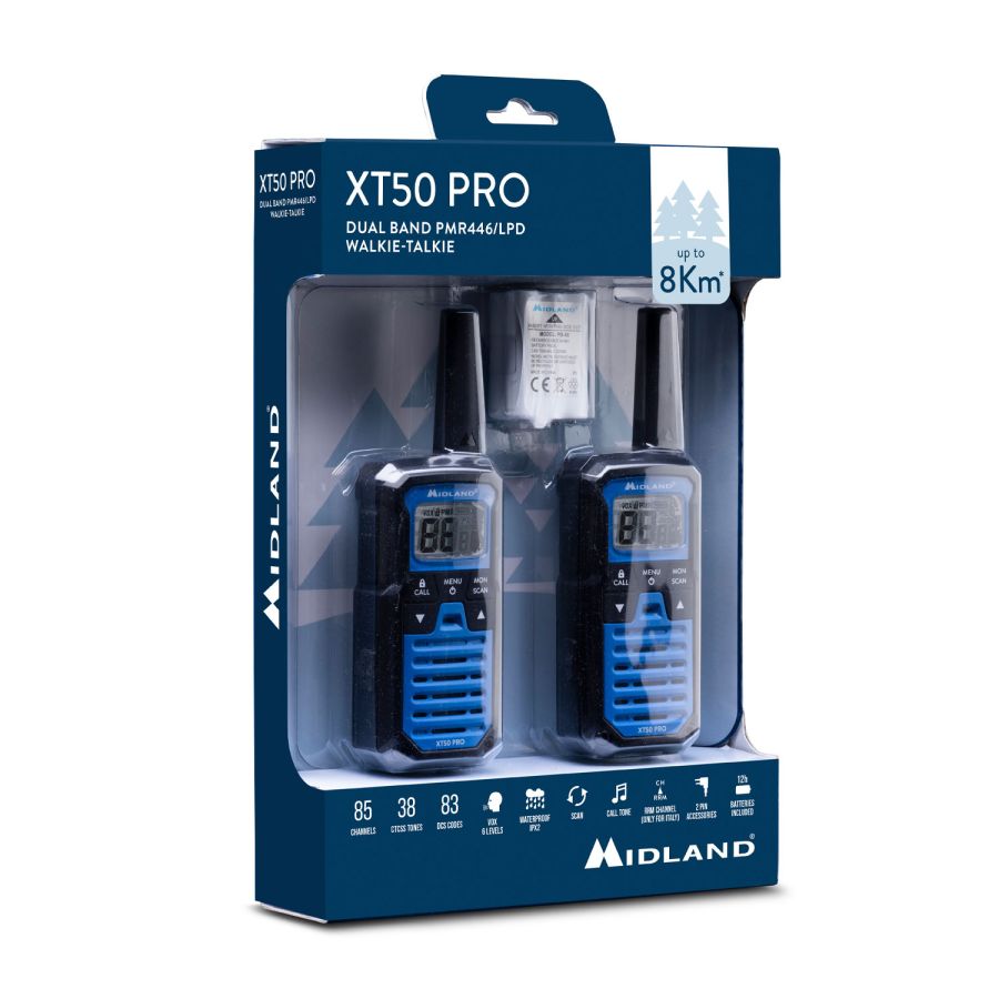 Midland XT50 PRO Twin Walkie Talkie_3